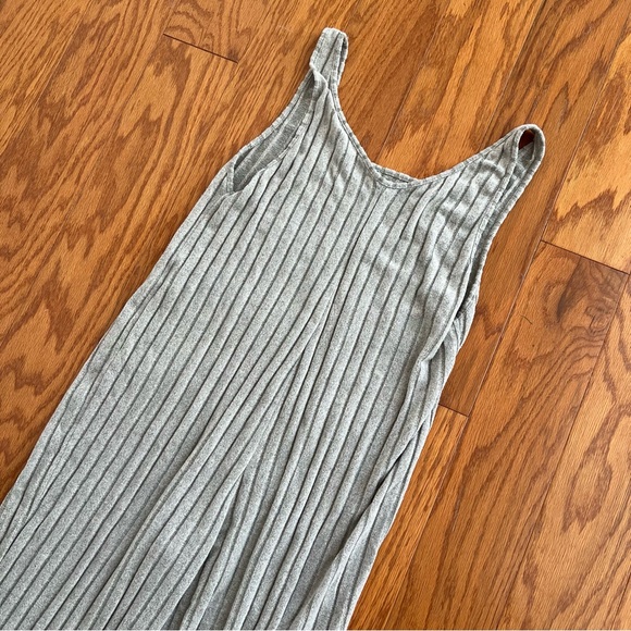 SHEIN Gray Ribbed Sleeveless jumpsuit XL extra large - Picture 1 of 10